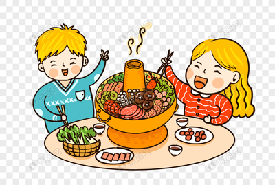 吃火鍋元素素材 正版飲品素材介紹與應用